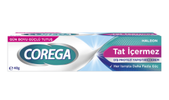 Corega Gün Boyu Güçlü Tutuş Diş Protez Yapıştırıcı Tat İçermez Krem 40 gr - (SKT: 08/2027)