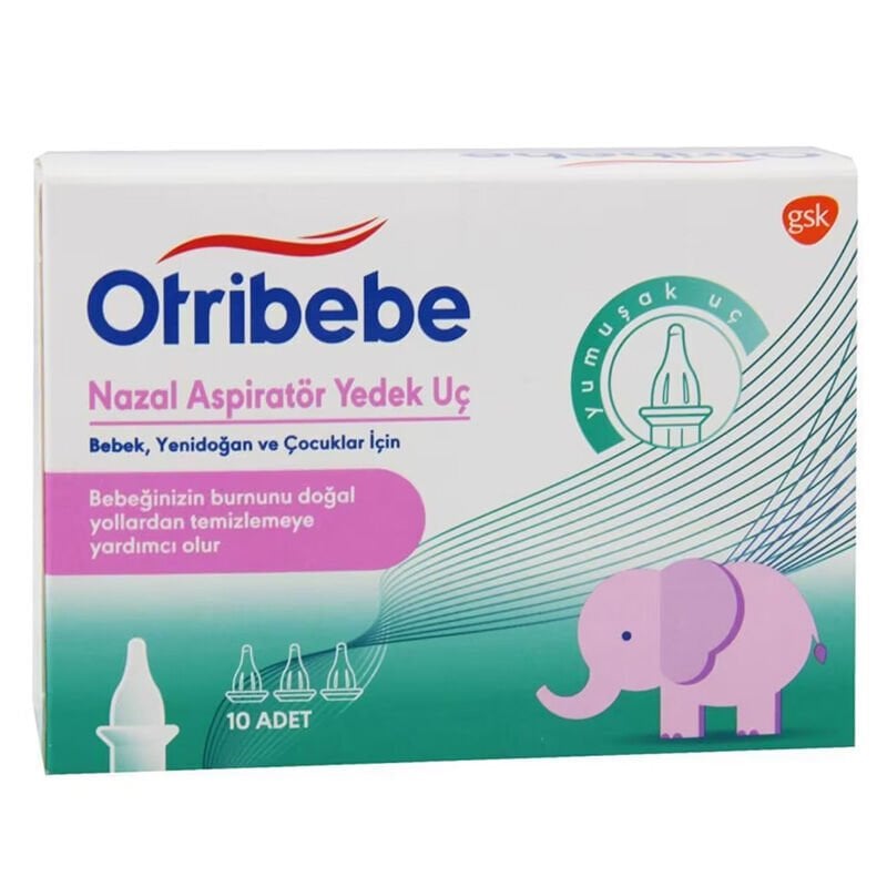 Otribebe Nazal Aspiratör Yedek Ucu 10'lu - (SKT:11/2025)
