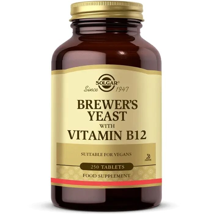 Solgar Brewer's Yeast With Vitamin B12 250 Tablet - (SKT: 04/2026)