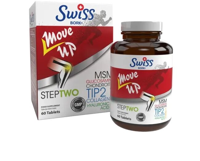 Swiss Bork Move Up Step2 MSM Glucosamine 60 Tablet - (SKT: 02/2026)