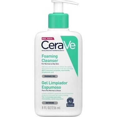 Cerave Köpüren Temizleyici Normal & Yağlıya Dönük Ciltler İçin 236ML