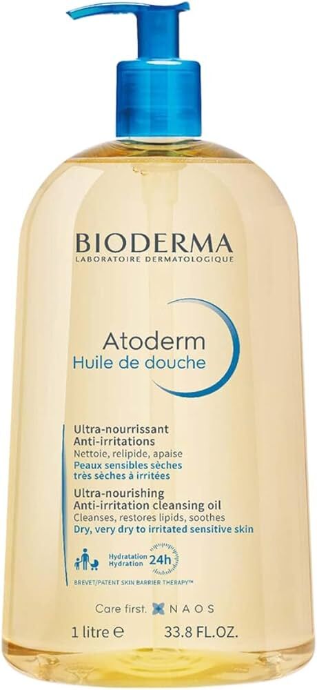 Bioderma Atoderm Huile De Douche Shower Oil 1LT - (SKT: 06/2026)