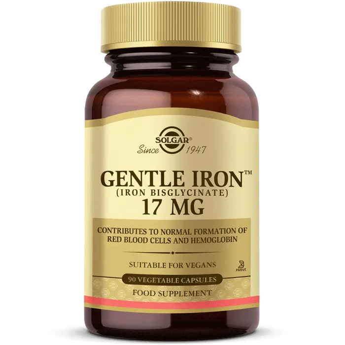 Solgar Gentle Iron 17 mg 90 Kapsül - (SKT: 09/2027)