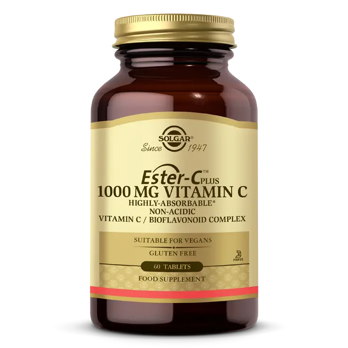 Solgar Ester-C Plus 1000 mg 60 Tablet - (SKT: 08/2027)
