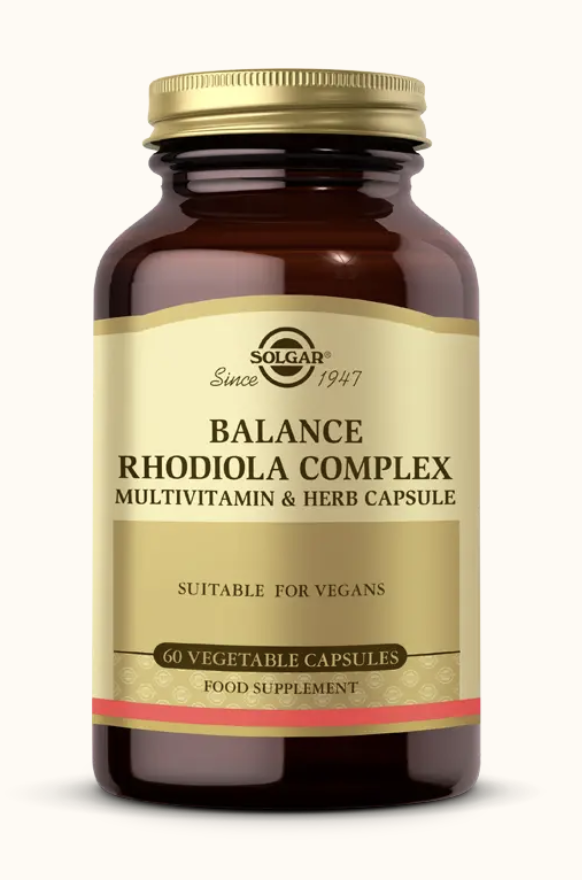 Solgar Balance Rhodiola Complex 60 Kapsül - (SKT: 09/2027)
