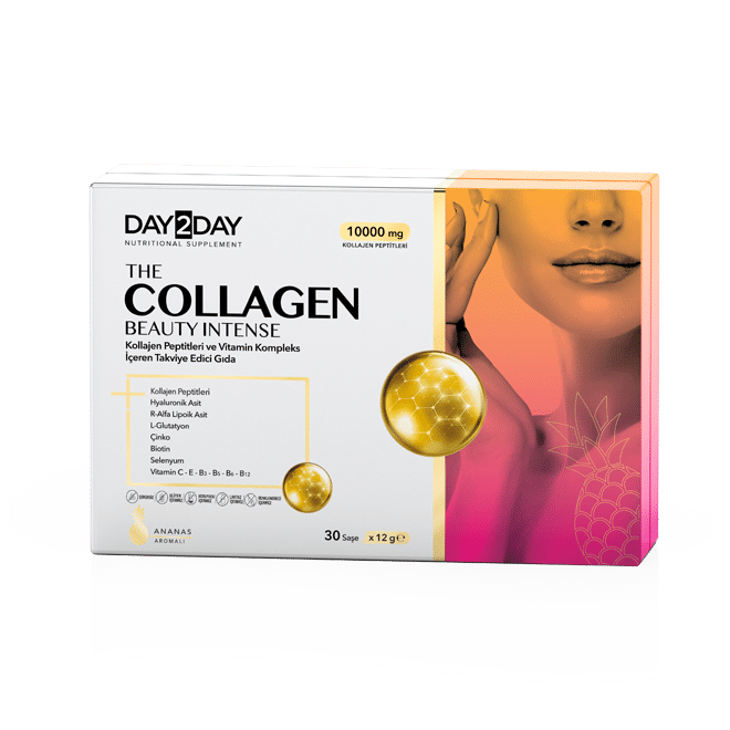 Day2Day The Collagen Beauty Intense Ananas Aromalı 30 Saşe - (SKT: 03/2026)