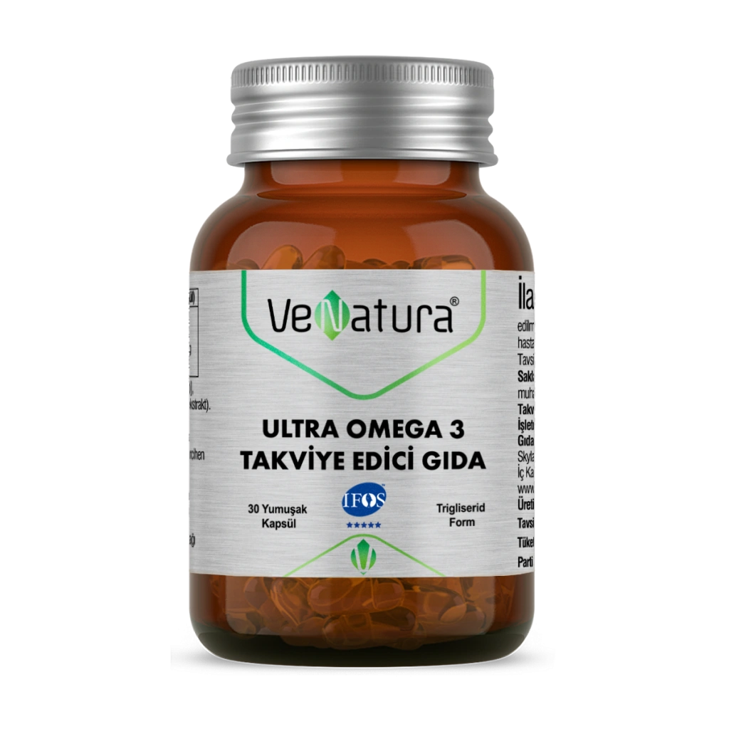 Venatura Ultra Omega 3 60 Kapsül - (SKT: 10/2026)