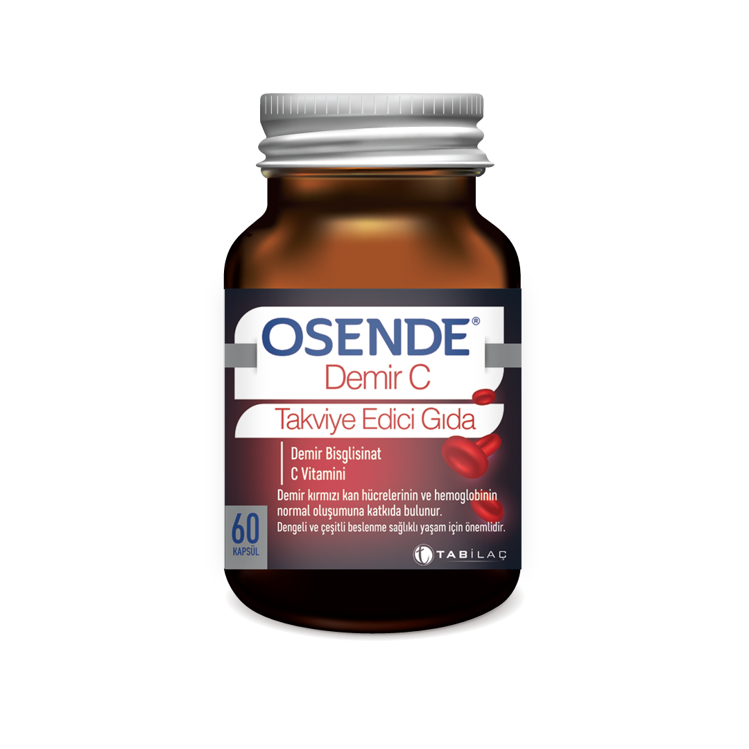 Osende Demir C 60 Kapsül - (SKT:01/2028)