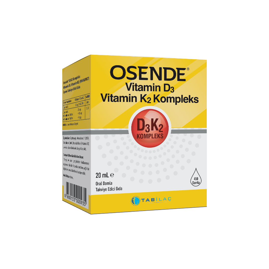 Osende D3K2 Complex Damla 20 ml - (SKT: 02/2027)