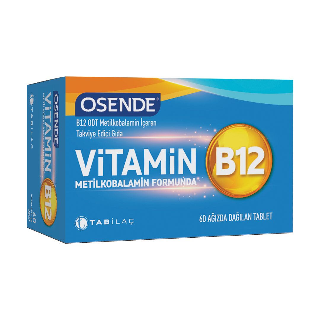 Osende Vitamin B12 60 Ağızda Dağılan Tablet- (SKT: 12/2025)