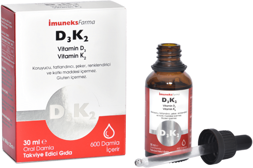 Imuneks Farma D3K2 Damla 30 ml- (SKT: 11/2026)