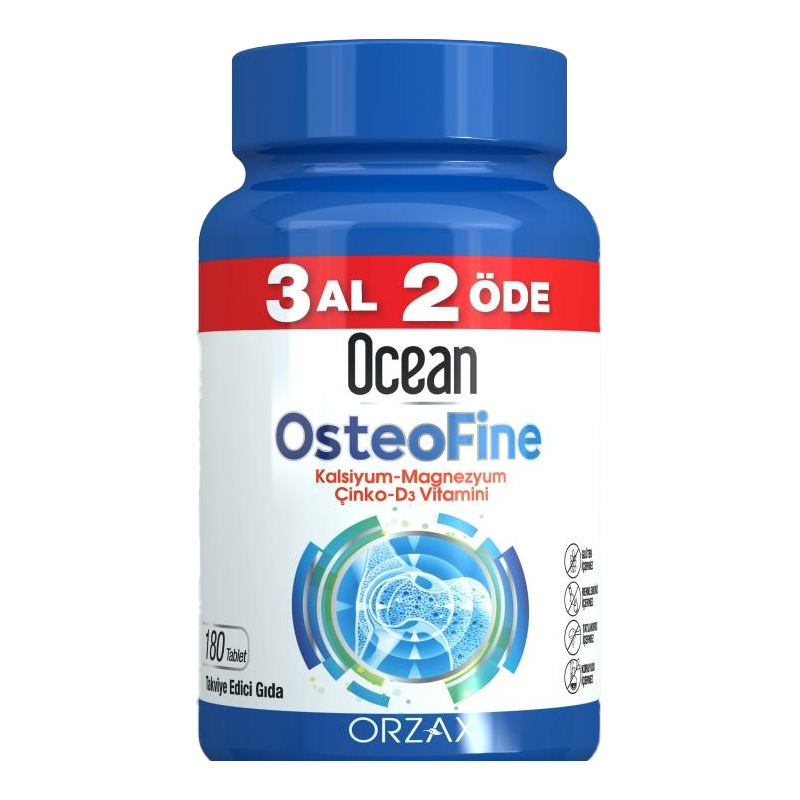 Ocean Osteofine 180 Tablet- (SKT: 08/2027)