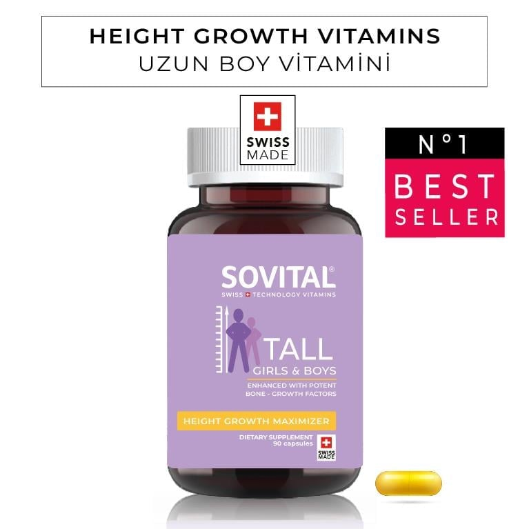 Sovital Tall / Uzun Boy Vitamini - (SKT: 06/2028)