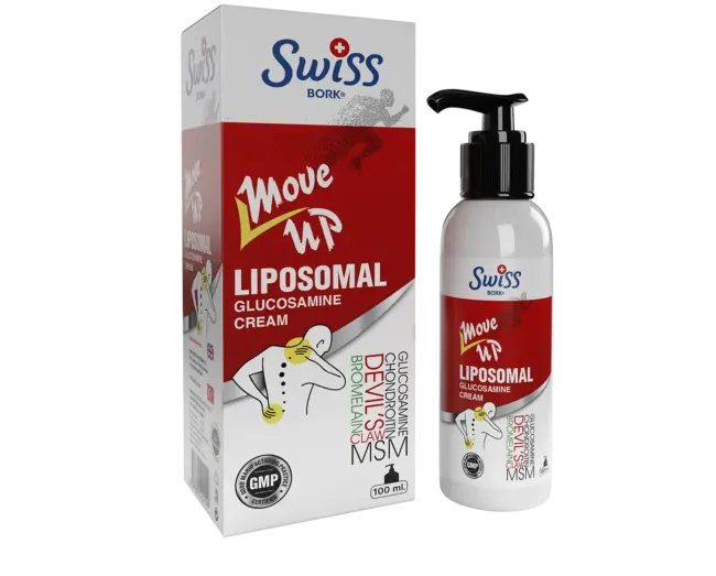 Swiss Bork Move Up Liposomal Glucosamine Cream 100 ml - (SKT: 02/2028)