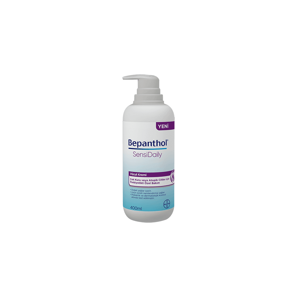 Bepanthol Sensidaily Pompalı Vücut Kremi 400 ml - (SKT: 01/2026)