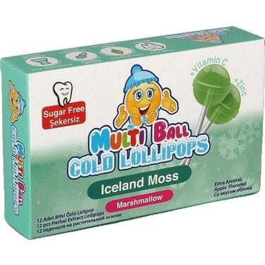 Multiball Cold Lolipop Iceland Moss 12'li- (SKT: 01/2027)