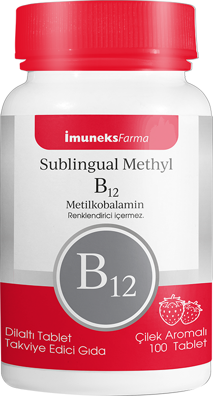 Imuneks Farma B12 1,000 mcg 100 Tablet- (SKT: 01/2026)