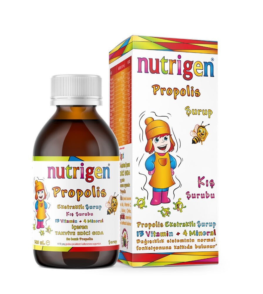 Nutrigen Şurup Propolis 200ML - (SKT: 10/2026)