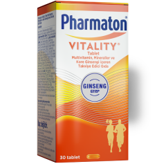 Pharmaton Vitality 30 Kapsül - (SKT: 09/2025)