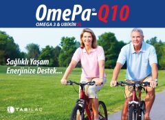 OmePa Q10 Omega-3 & Ubiquinol 30 Kapsül - (SKT: 01/2026)
