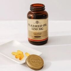 Solgar Flaxseed Oil 1250MG 100 Kapsül - (SKT: 11/2026)