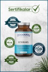 Goodday Betain HCL Pepsin 60 Kapsül - (SKT: 12/2027)