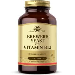 Solgar pivski kvasac sa vitaminom B12 250 tableta - (SKT: 04/2026)