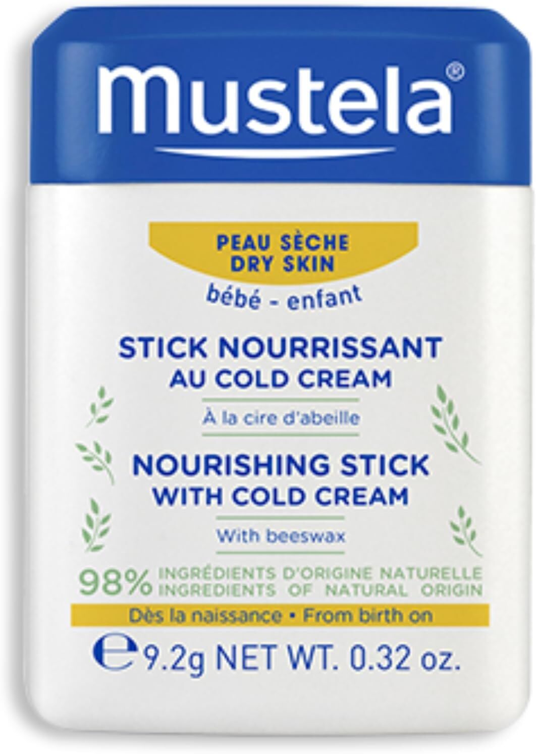 Mustela Питательный стик с холодным кремом 9,2 г