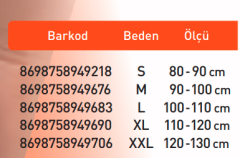 Luxor Örgü Lumbosacral Korse M:90-100 (107)