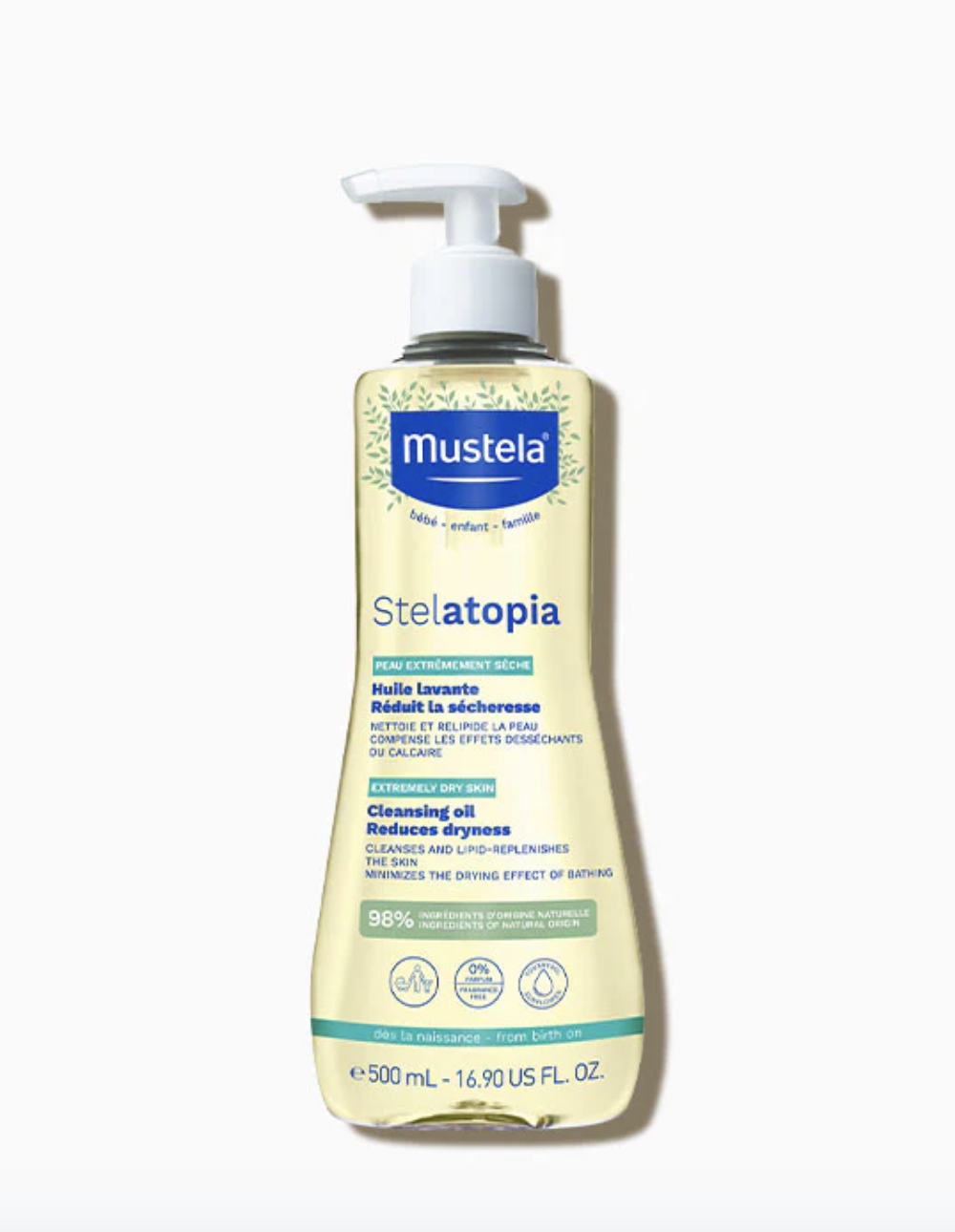 Mustela Stelatopia Huile Lavante Cleansing Oil 500 ml - (SKT: 03/2027)