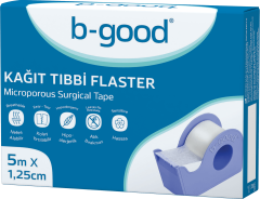 B-Good İpek Flaster 5 m x 1,25 cm - (SKT: 12/2029)