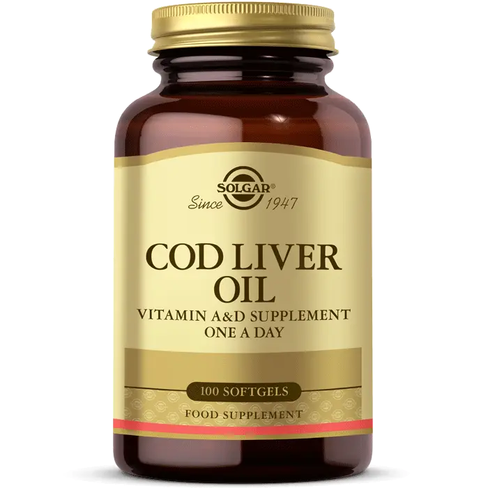 Solgar Cod Liver Oil 100 Kapsül - (SKT: 05/2027)