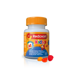 Redoxon Kids Vitamin C + D + Çinko 60 Çiğnenebilir Tablet - (SKT: 02/2026)