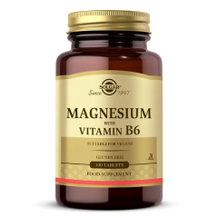 Solgar Magnesium with Vitamin B6 100 Tablet - (SKT: 09/2027)
