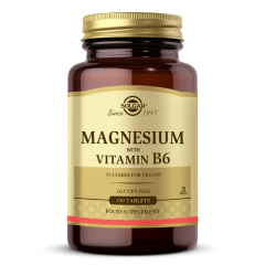 Solgar Magnesium with Vitamin B6 100 Tablet - (SKT: 09/2027)