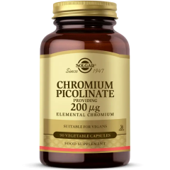 Solgar Chromium Picolinate 90 Kapsül - (SKT: 10/2027)
