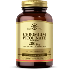 Solgar Chromium Picolinate 90 Kapsül - (SKT: 10/2027)