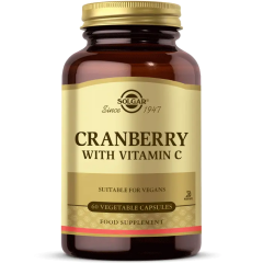 Solgar Cranberry Extract with Vitamin C60 Kapsül - (SKT: 08/2027)