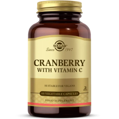 Solgar Cranberry Extract with Vitamin C60 Kapsül - (SKT: 08/2027)