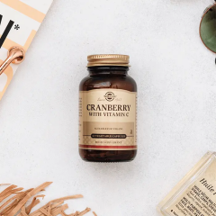 Solgar Cranberry Extract with Vitamin C60 Kapsül - (SKT: 08/2027)