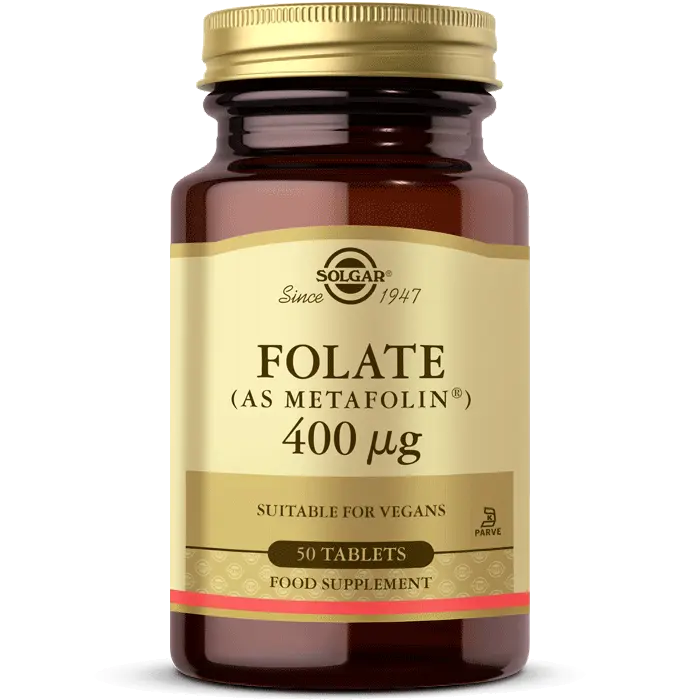 Solgar Folate 400 mg 50 Tablet - (SKT: 10/2027)