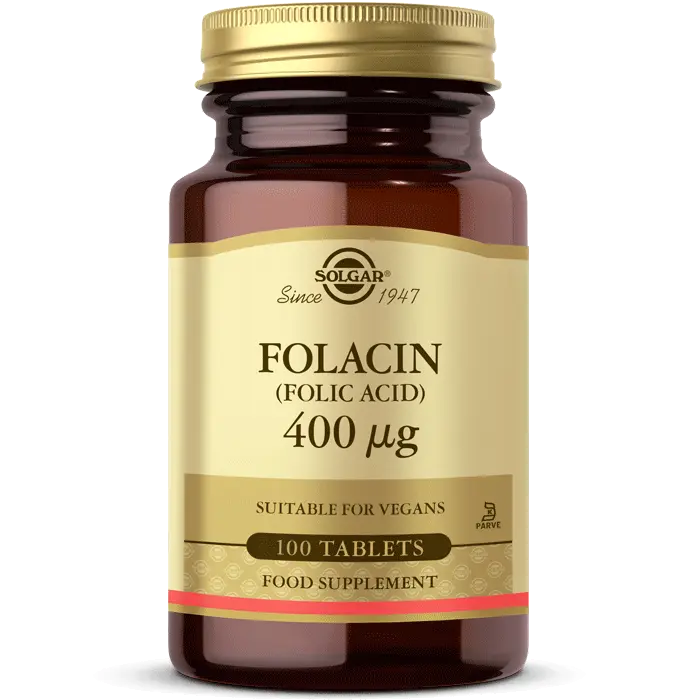 Solgar Folacin Folic Acid 400 mcg 100 Tablet - (SKT: 05/2027)