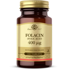 Solgar Folacin Folic Acid 400 mcg 100 Tablet - (SKT: 05/2027)