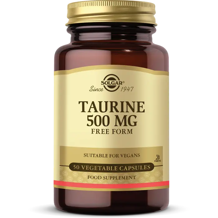 Solgar Taurine 500 mg 50 Kapsül - (SKT: 10/2027)