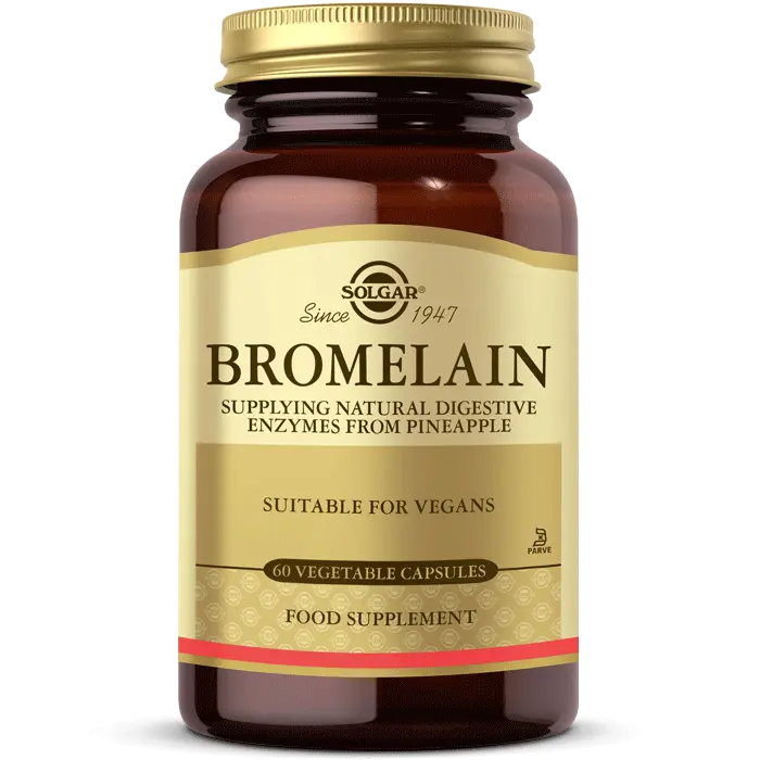 Solgar Bromelain 150 mg 60 Kapsül - (SKT: 07/2027)