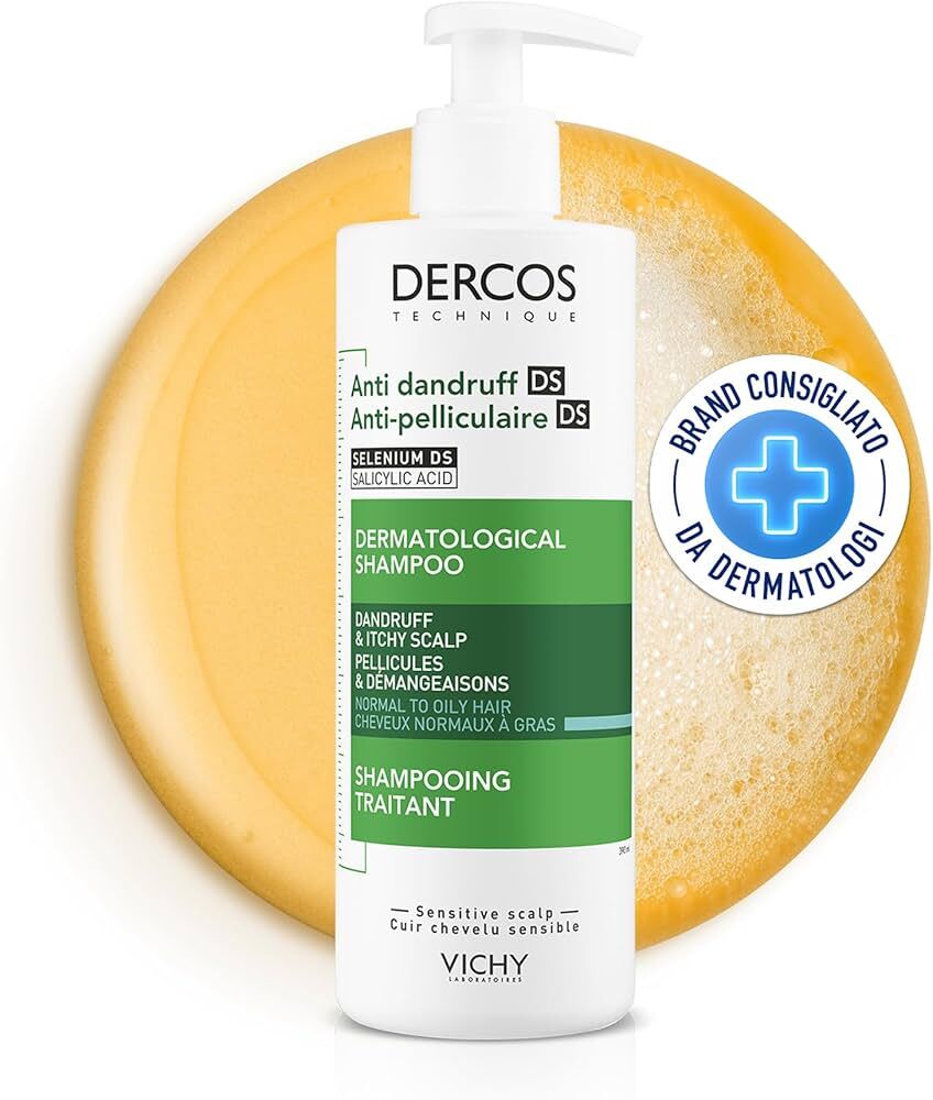 Vichy Dercos Kepek Karşıtı Şampuan Normal ve Yağlı Saçlar İçin 390ML