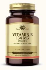 Solgar Vitamin E 200 IU 50 Vegetable Softgel - (SKT: 07/2027)