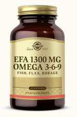 Solgar EFA 1300 mg Omega 3-6-9 60 Softgel - (SKT: 11/2027)