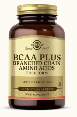 Solgar BCAA Plus 50 Vegetable Capsules - (SKT: 08/2027)