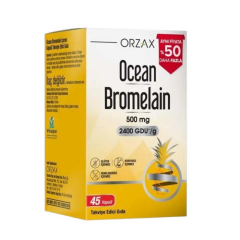 Ocean Bromelain %50 Daha Fazla 45 Kapsül - (SKT: 11/2027)